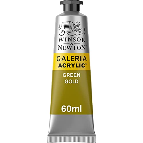 Winsor & Newton Galeria Acrylic Color, 60ml (2-oz) Tube, Green Gold