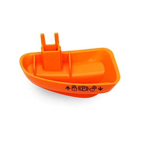 XTPTFABS Parking Brake Knob Tractors Parking Brake Knob Compatible with John Deere Equipment D100, D105, D110, D120, D125, D130,D140, D150, D155, D160, D170.(Replace#GX23146,Orange)