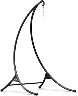 ENO SkyPod Hanging Chair Stand - Stand for 1 Person Backyard Hammock Chair Swing - Outdoor Patio Furniture for Backyard, Lawn, or Balcony - Charcoal