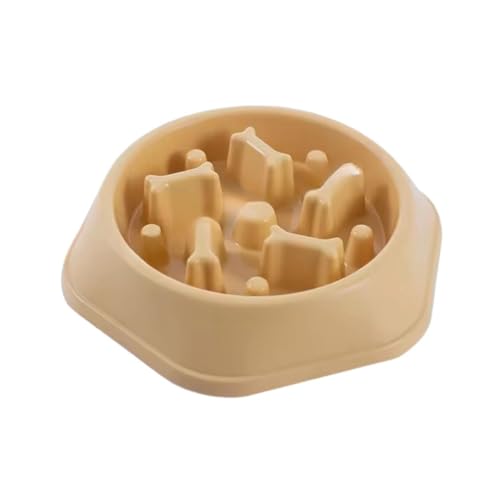 Slow Feeder Dog Bowl Anti Gulping Anti Chocking Healthy Eating In...