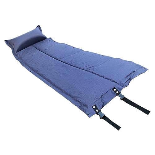 Garneck Inflatable Camping Pad with Pillow Wear Resistant Sleeping Mat for Outdoor Activities Portable Sleep Accessory for Travel Backpacking Hiking and Picnics