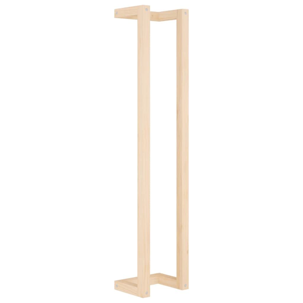 Vidaxl Natural Solid Wood Pine Towel Rack Bathroom Accessory Wooden Wall Mounted Towel Hanger Holder Washcloths Wall Storage Organiser Rack