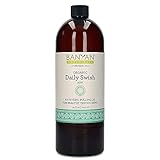 Banyan Botanicals Daily Swish Mint – Organic Ayurvedic Oil Pulling Mouthwash with Coconut Oil – for Oral Health, Teeth, & Gums* – 34oz – Non GMO Sustainably Sourced Vegan