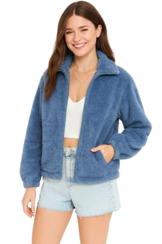 Image of THE DRY STATE Women's Fur Pull Over With High Neck