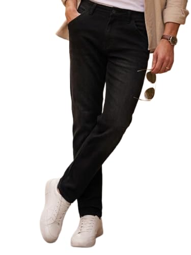 Image of Urbano Fashion Men's Regular Fit Washed Jeans Stretchable