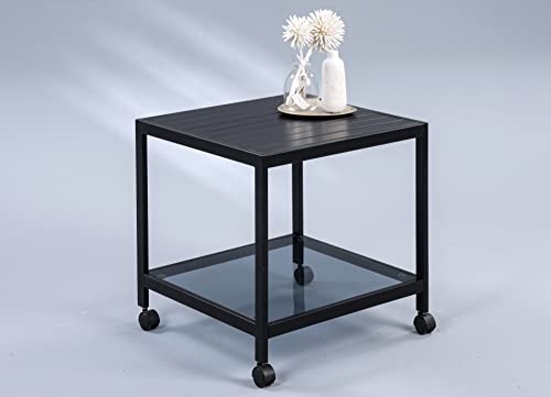 Table basse TAGO noire 50x50x50 cm M2 Kollektion pour optimiser un petit salon - 4