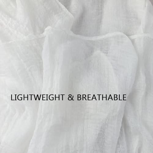 Fashion Cotton Blend Crinkle Lightweight Soft Scarf Gauze Scarves Sun-proof Shawls Wrap2