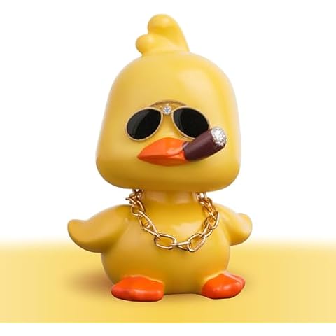 KIAYOO Funny Dashboard Duck Ornament Cover