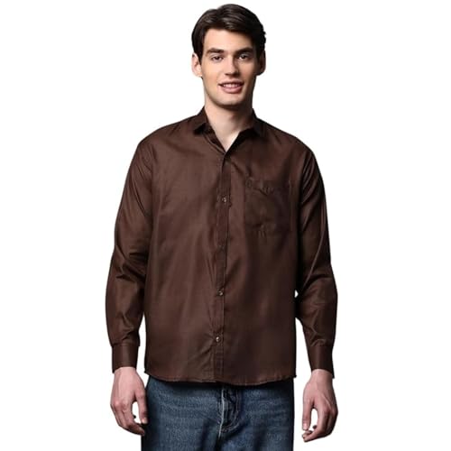 Chemise en coton homme BROWN CULTURE idéale pour le bureau et les sorties