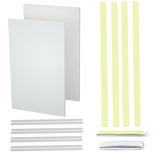 Fenster Wechselstrom -Seitenwände, 1 Einstellfenster Klimaanlagen -Seitenwände, Oberflächenisolierung EVA -Board -Klimaanlage, reduziert Schwingung und Rauschen, eliminiert Luftstrom und Licht