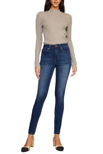 SALT TREE Kancan - Misa High Rise Super Skinny Jeans - Essential, KC11253