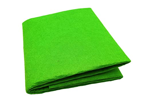 Image of Felt Cloth, Parrot Green | Stiff Hard, DIY Patchwork, Sewing, Crafting