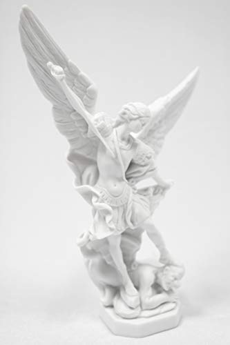 Estatua italiana de San Miguel Arcángel de 8 pulgadas miniatura 2