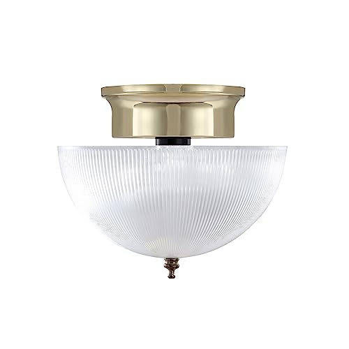 Aspen Creative Clip-on Dome Shade for A-Type Bulbs, Clear Finish, 8 Diameter (Pack of 2)