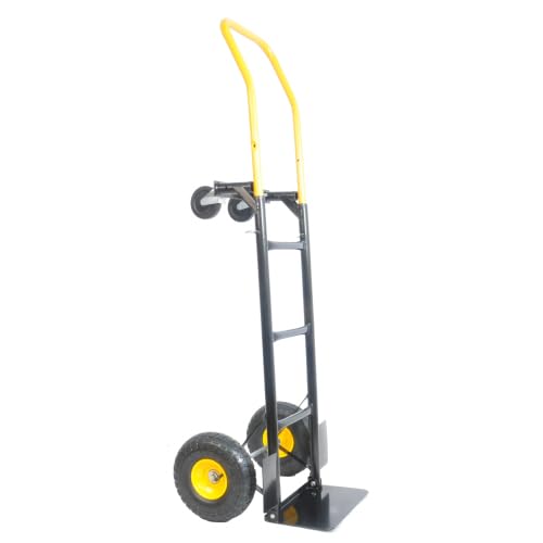 Carretilla plegable 2-en-1 con ruedas giratorias miniatura 3
