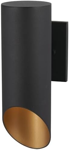 Minka Lavery Outdoor Wall Light 72611-66G Pineview Slope Exterior Wall Lantern, 1-Light 60 Watts, Black