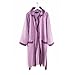 Caleffi - Accappatoio Uomo Donna Microfibra Morbido Leggero Assorbente Accappatoio Donna Uomo Rapida Asciugatura, Accappatoio Microfibra Cappuccio Tasche Cintura con Passanti e Gancio + Bag Coordinata immagine