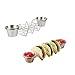 Taco Holders Set - Heavy-Duty Taco Stands hold 1/2/3/4 Tacos - Use as a Taco Rack to fill Tacos with Ease - Safe for Dishwasher, Oven, and Grill - Taco Shell holder (2side 2cup 2pack)