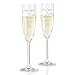 Produktbild Geschenke.de Leonardo Sektgläser mit Gravur Namen und Herzen - Geschenk zur Hochzeit und Valentinstag, 2er-Set