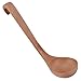 TsunNee Mestolo in legno per salsa, cucchiaio da zuppa in legno naturale, per porridge, 28 cm