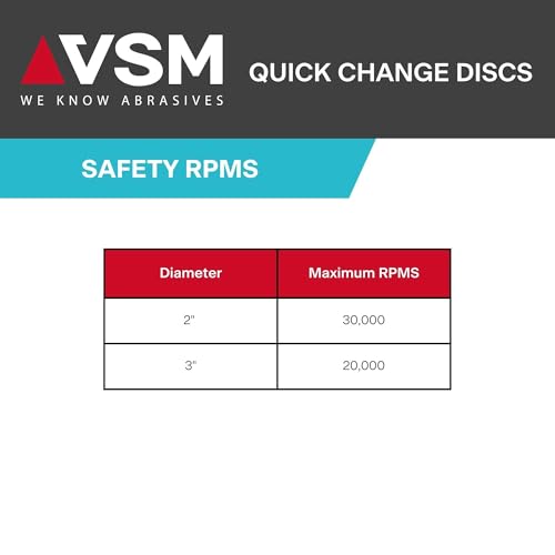 Disque de ponçage VSM oxyde d'aluminium pour éliminer bavures et résidus de soudure - 4