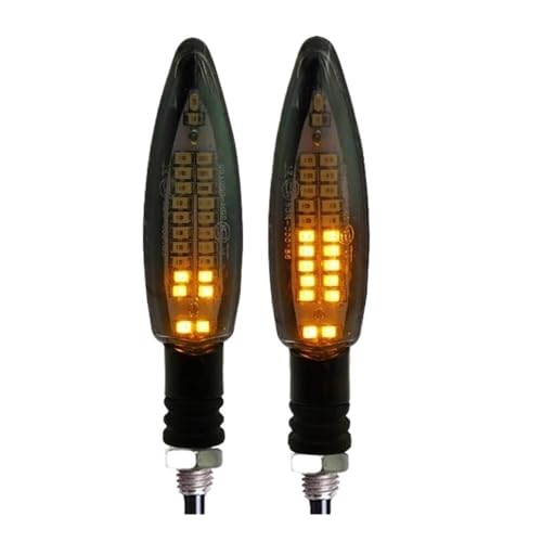 Clignotants de moto à LED momt au fini noir épuré avec système de feux et relais de précision