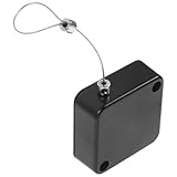 Amosfun Einziehbares Schützend Anti Diebstahl Kabelgehäuse aus Kunststoff und Stahlseil und Kompakt für Waren und Produkte im Supermarkt und Elektronikfachhandel