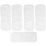 3-lagige Baby-Stoffwindeln, wiederverwendbar, waschbar, superabsorbierende Mikrofaser-Babyeinlagen