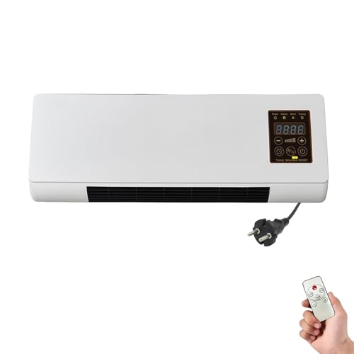 Acondicionador De Aire Ventilador Portátil,Ventilador De Aire Acondicionado Móvil Montado En Pared - Aparato De Calefacción Para Espacios Pequeños Con Bajo Ruido Para Dormitorio Y Sótano