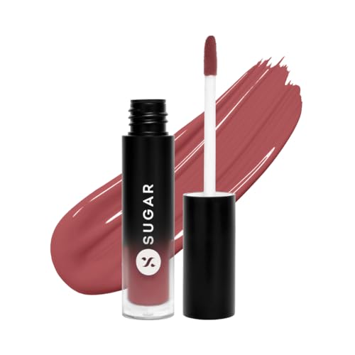 SUGAR Cosmetics Mousse Muse Lip Cream | Lasts 24+ Hrs | Creamy Mousse Lipstick | Waterproof & Smudgeproof | 5ml – 11 The Salmon