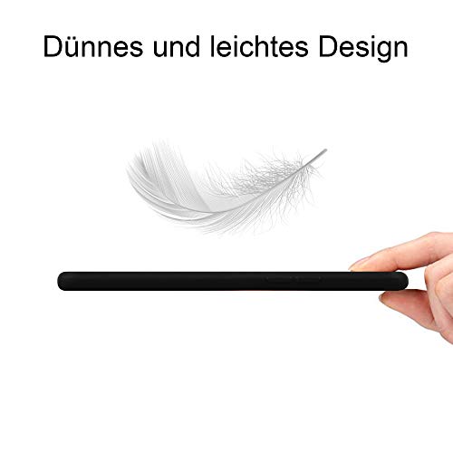 HS Products HSP Funda Negra Compatible con Realme GT | Carcasa Protectora de TPU (Silicona) Premium | Resistente a los arañazos Antigolpes | Superficie Mate | Adjuste, Cover Flexible y Ultrafina