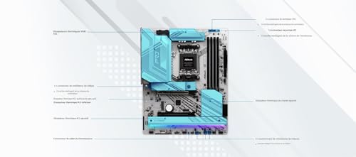 Carte mère ASRock X870E Pro RS AM5 pour studio de création