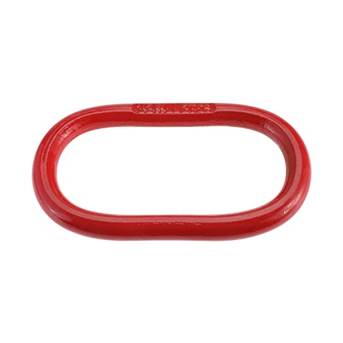 Norjin 2 Pcs Oblong Master Link, 7/8"Heavy Duty Chain Link Lifting Ring G80 Alloy Steel Hoist Ring,14000 Lbs Working Load Limits #TOP3