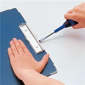 (まとめ) ライオン事務器 ボール用箋挟 B5ヨコ 紺 No.111 1枚 【&times;20セット】 ds-1585510