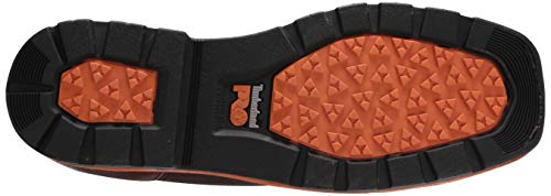Timberland PRO mens True Grit Pull On Composite Safety Toe Waterproof Internal Met Guard Brown Autumn Backtrack 11 wide US4