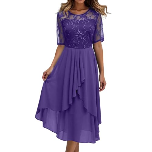 Robe de soirée en velours haut de gamme au tombé fluide et volants raffinés