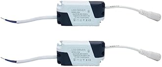 3~5W LED Driver 300mA Constant Current High Power AC 85-265V Output 12-18V DC Female Connector with Clip External Power Supply LED Ceiling Lamp Rectifier Transformer