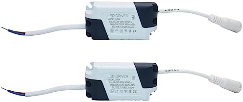 3~5W LED Driver 300mA Constant Current High Power AC 85-265V Output 12-18V DC Female Connector with Clip External Power Supply LED Ceiling Lamp Rectifier Transformer