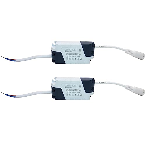 3~5W LED Driver 300mA Constant Current High Power AC 85-265V Output 12-18V DC Female Connector with Clip External Power Supply LED Ceiling Lamp Rectifier Transformer