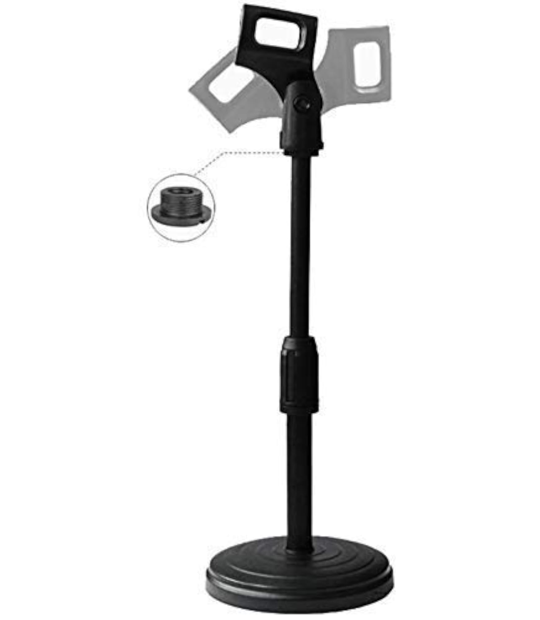 Tabletop Microphone Stand with Clip