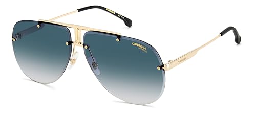 Image of Carrera 1052 /S Gold Black /Dark Grey Shaded 65 /12 /145 unisex Sunglasses