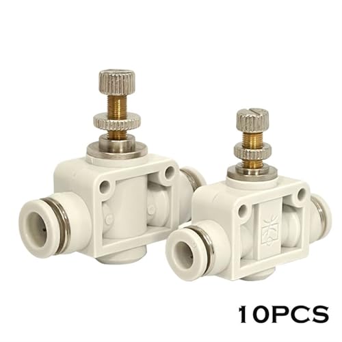 Vanne d'accélérateur réglable unidirectionnelle LSA10 raccord pneumatique 10mm