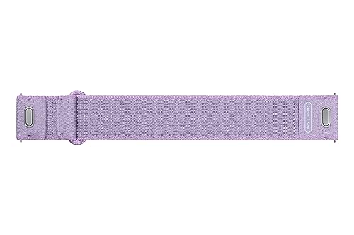 Image of SAMSUNG Galaxy Watch 6, 5, 4 Series Fabric Band, Slim, Nylon for Men and Women, Smartwatch Replacement Strap, One Click Attachment, Small /Medium, ET-SVR93SVEGUJ, Lavender