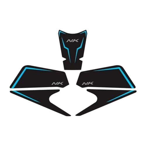 Stickers réservoir traction pads pour CFMOTO 450NK 2023-2024 autocollants grip bleu