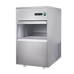 HAicom Máquina para Hacer Cubitos de Hielo comerciales de Acero Inoxidable 30/50 kg/24 Horas ()