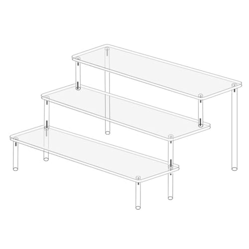 Présentoirs autonomes de rangement pour supermarché et vitrine acrylique