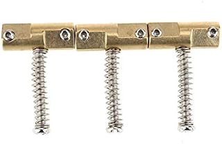 Wilkinson WTB 2-1/8" 54mm Vintage-style Compensated Brass Guitar Tele Saddles Set for Fender
