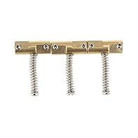Original Wilkinson WTB compensated Tele bridge's saddles set, made of brass,with screws and springs 54mm(2-1/8 inch) string spacing. Left and right saddles are identical; the two outside saddles are compensated the same and the center saddle is diffe...