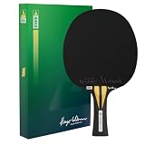 JOOLA Hugo Calderano Infinity Carbon Tischtennisschläger, ITTF-zugelassen, 3K Carbon-Gewebe...