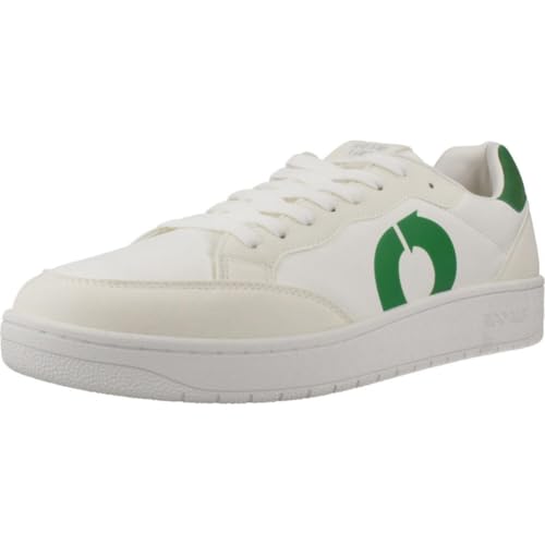 ECOALF Zapatillas DEIAALF 296 Off White/Green (Blanco/Verde, Sistema Tallas Calzado EU, Adulto, Números, Mediano, 43)